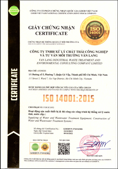 Tiêu chuẩn ISO 14001:2015